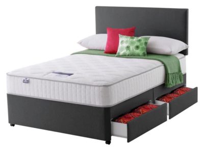 Silentnight - Middleton Pkt Memory 4 Drawer - Divan-Small - Double